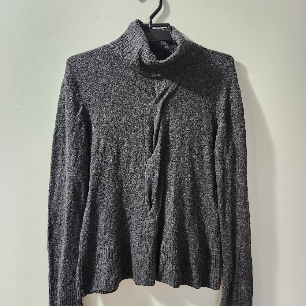 Rino Rossi Charcoal Cowl Neck Sweater